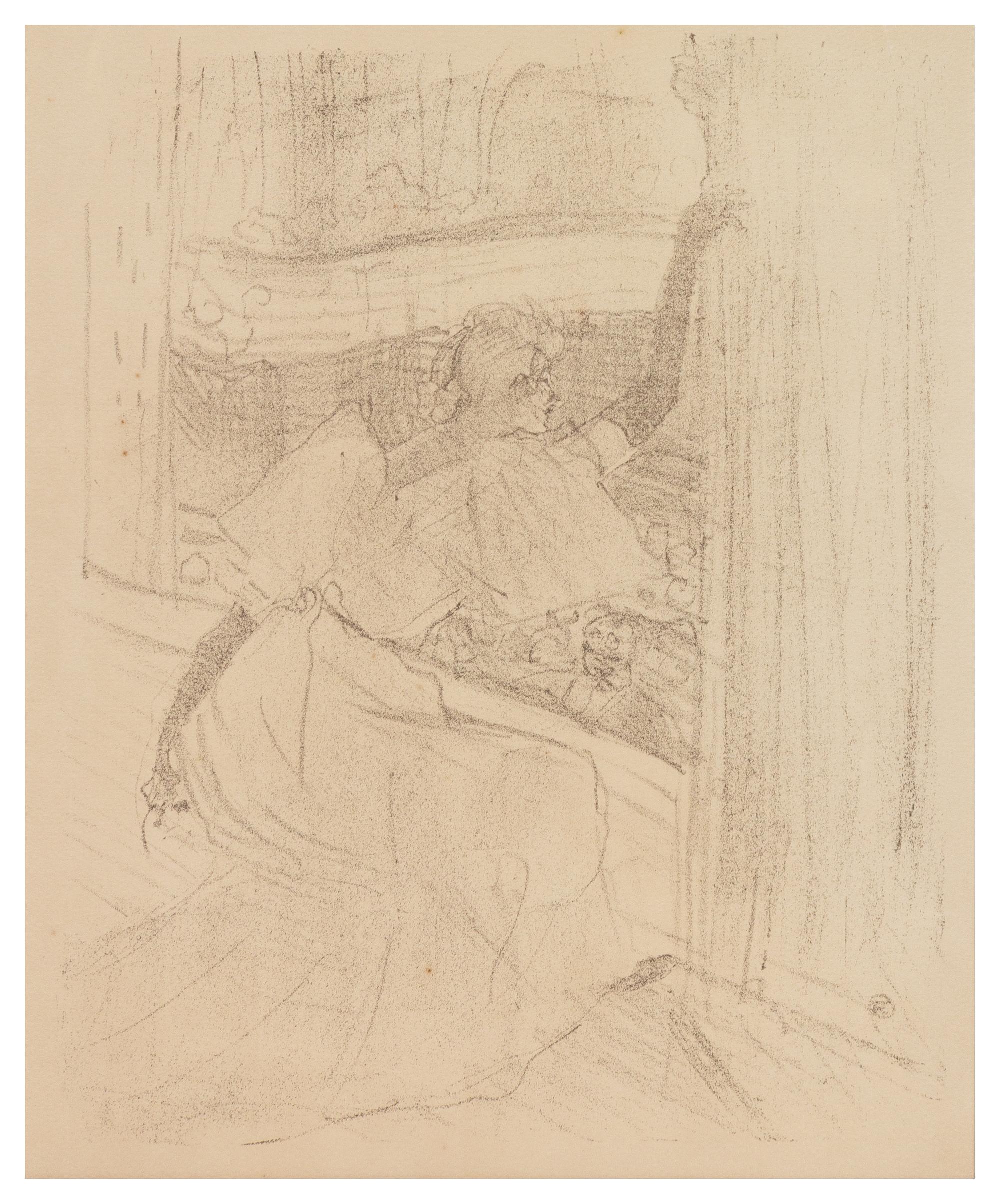 Henri de Toulouse-Lautrec, (French, 1864-1901), Yvette Guilbert saluant le public, 1898