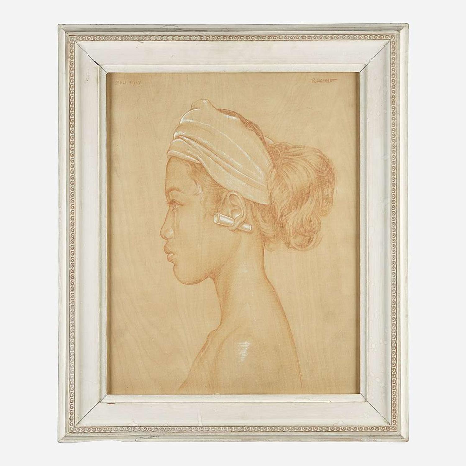 Rudolf Bonnet (Dutch, 1895-1978) Female Figure, Bali
