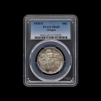 A 1926-S Oregon Trail Commemorative 50c Coin [PCGS MS65]