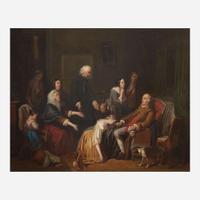 Manner of Junius Brutus Stearns (1810-1885) Benjamin Franklin (1706-1790) on His Deathbed