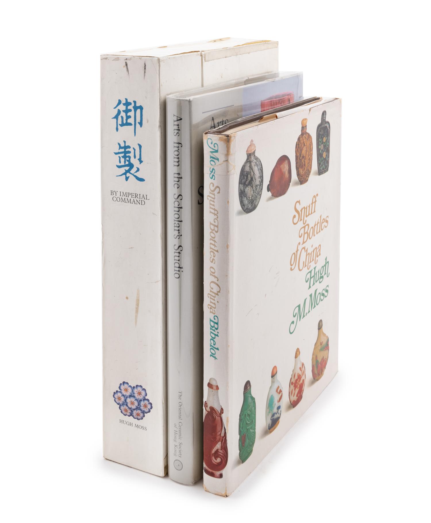 Three Reference Books pertaining to Chinese Works of Art and Snuff Bottles