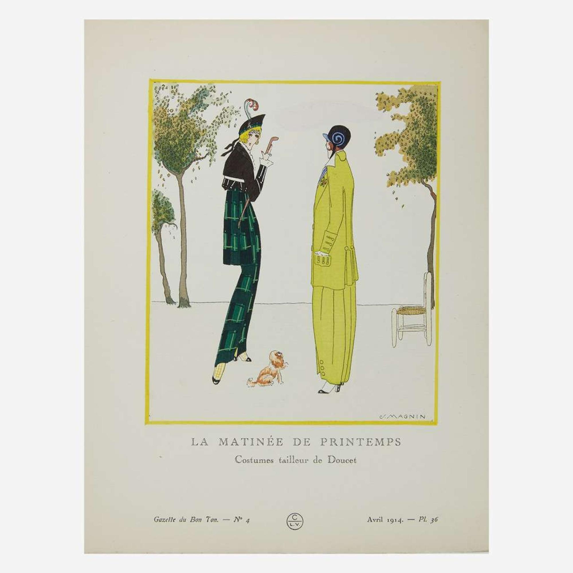 [Children's & Illustrated] [Barbier, George, etc.] Group of 17 Issues of "Gazette du bon ton"
