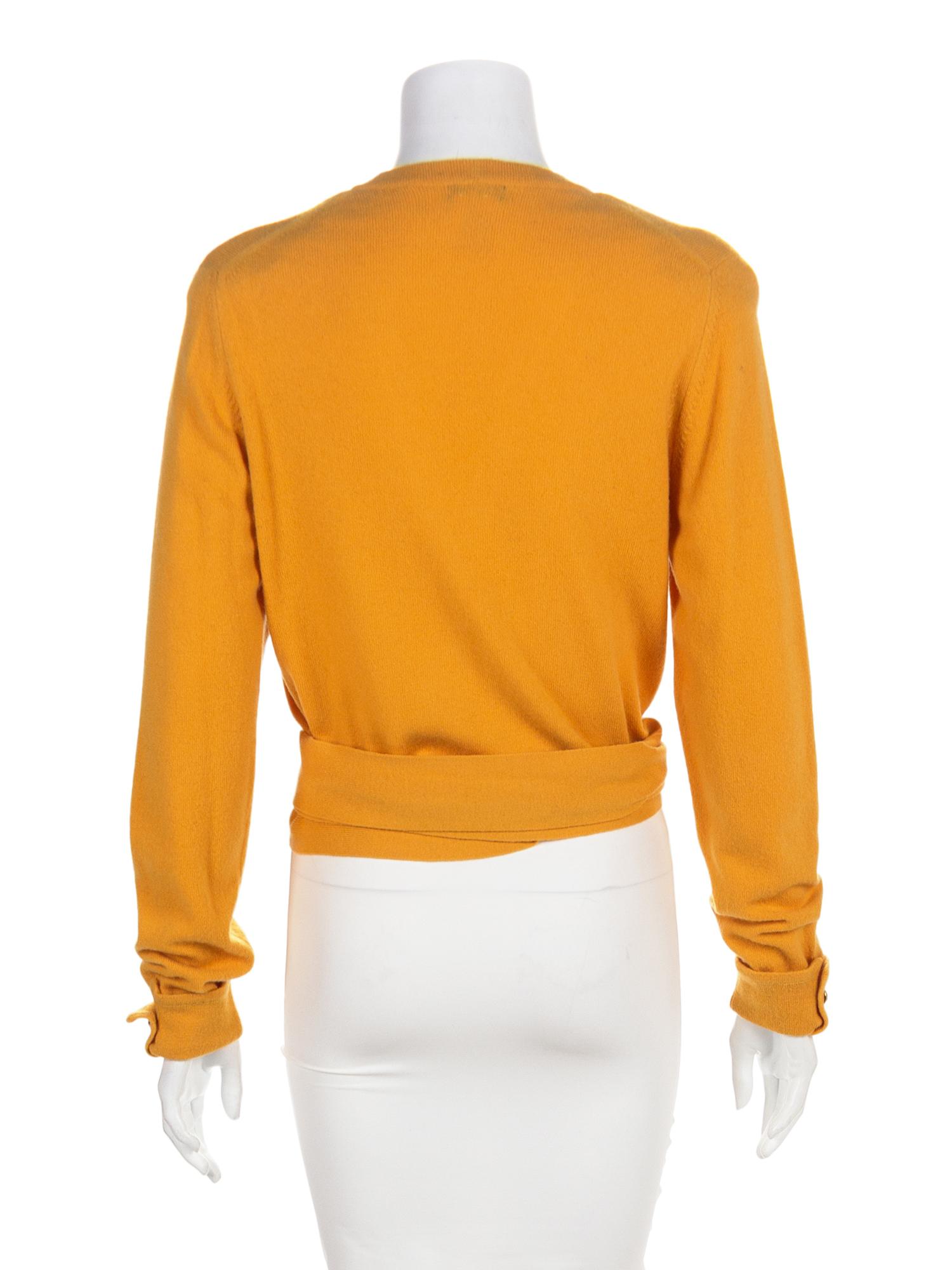 Chanel Cashmere Wrap Sweater, 1990-2000s
