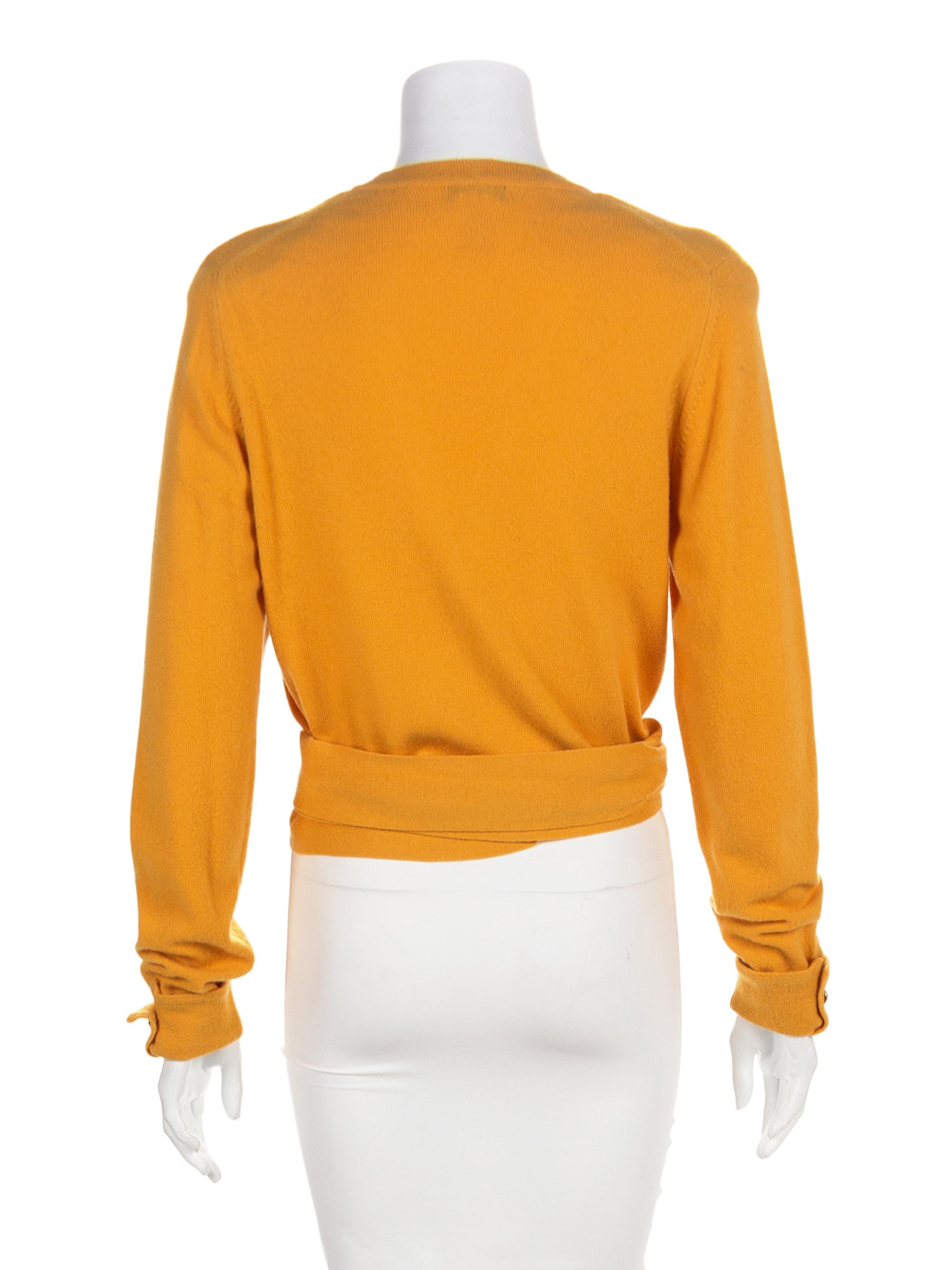 Chanel Cashmere Wrap Sweater, 1990-2000s