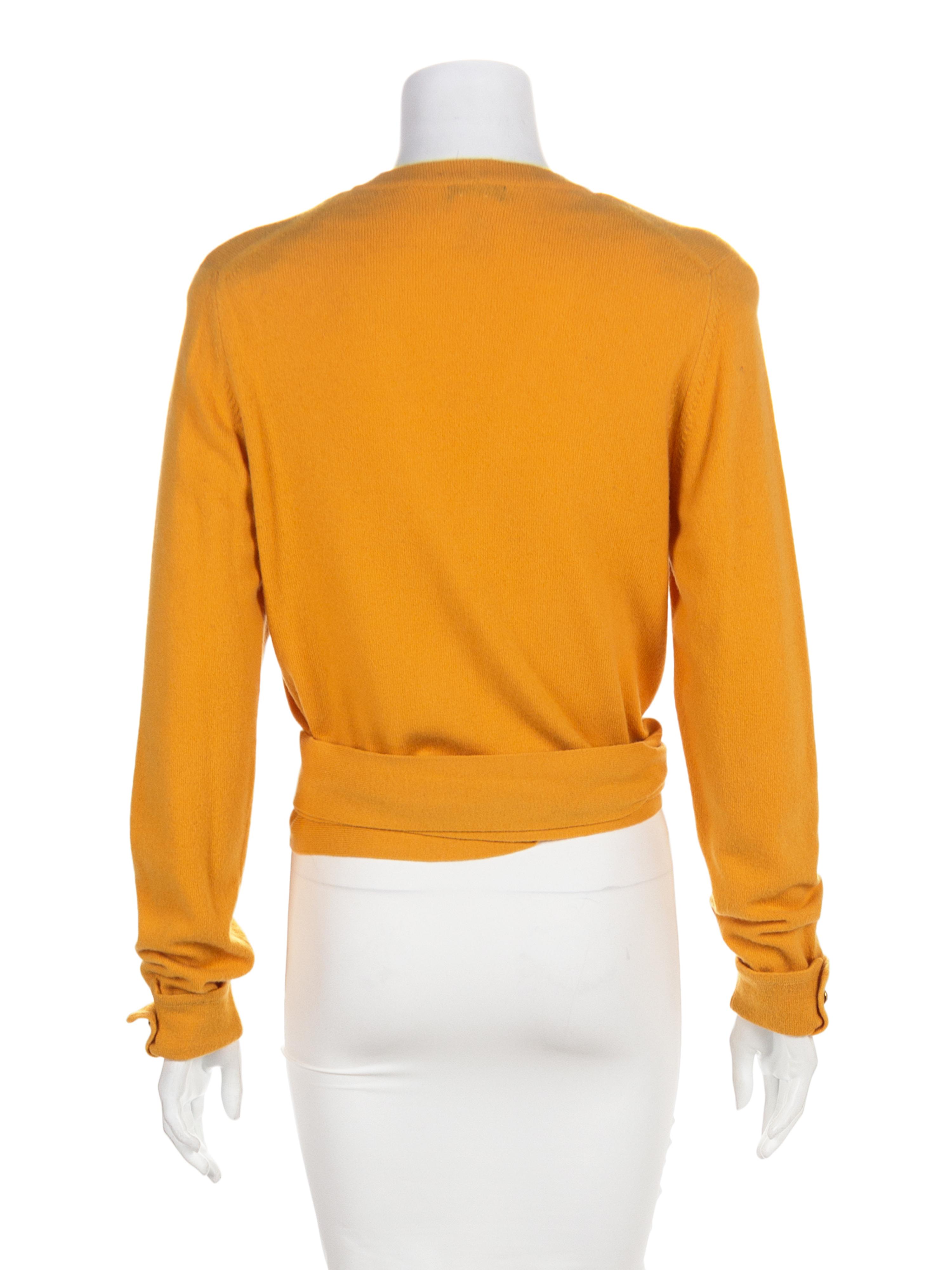 Chanel Cashmere Wrap Sweater, 1990-2000s