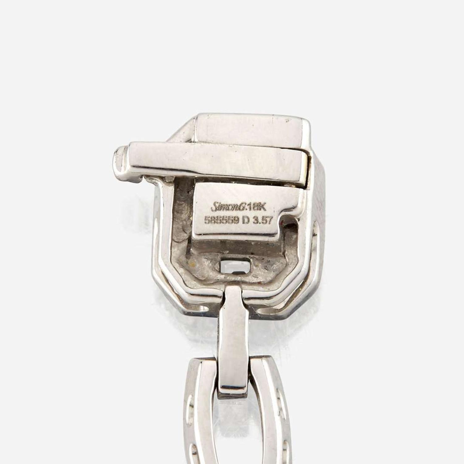 A diamond and white gold bracelet, Simon G