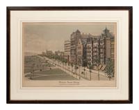[CHICAGO]. VARIN, Raoul. A suite of 4 works depicting 19th century Chicago, including:
