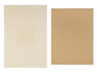 Quartered Arc and Black Quartered Arc (a pair of prints), 1970