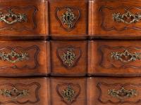 A Louis XV Provincial Walnut Commode