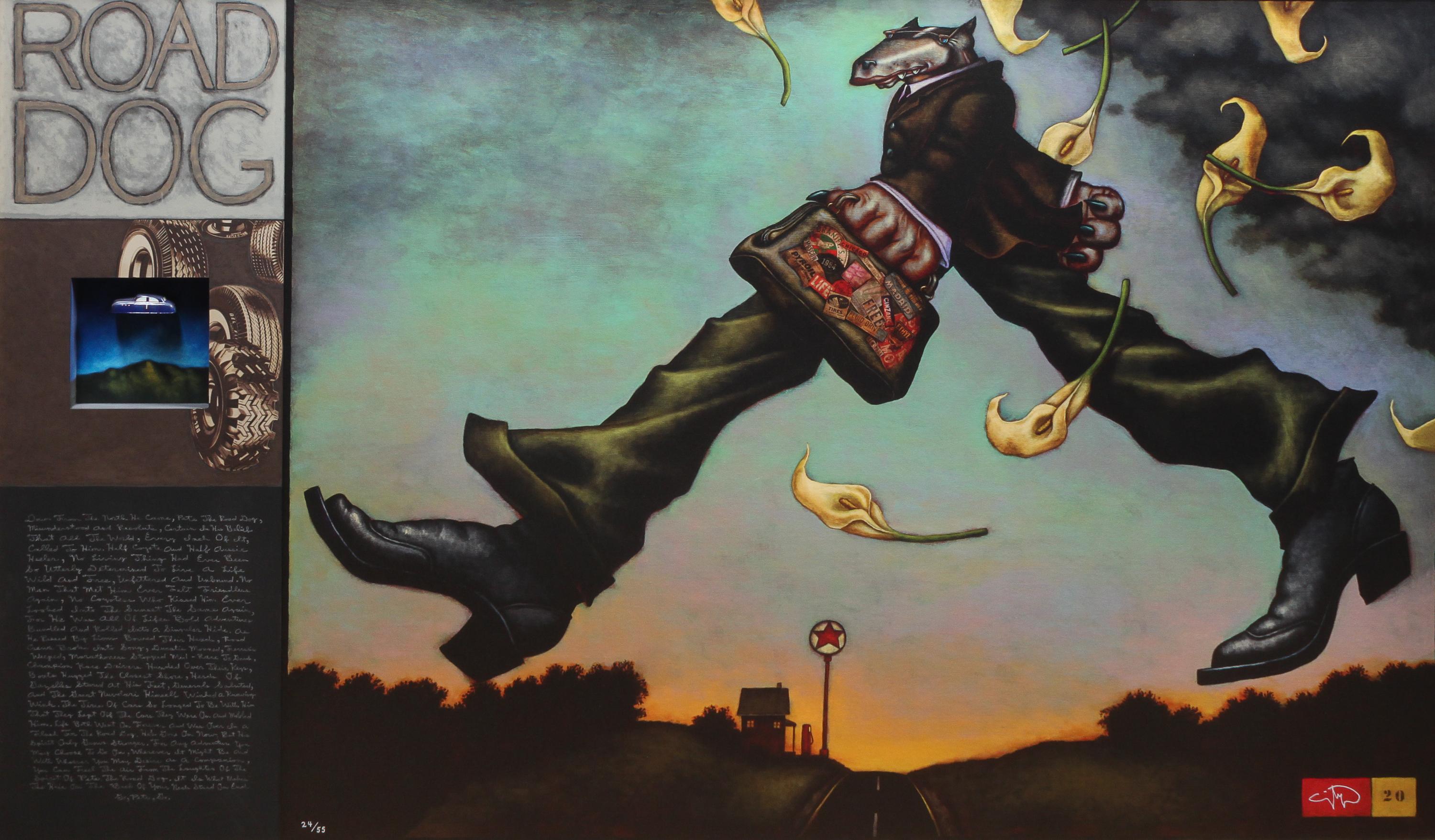 Markus Pierson 35 x 60 inches — (American, b. 1961)