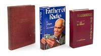 (TECHNOLOGY) DEFOREST, LEE. A collection of signed items (2 books, one ALS, 3 TLS)