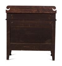 A Classical Tiger Maple and Cherrywood Chest of Drawers