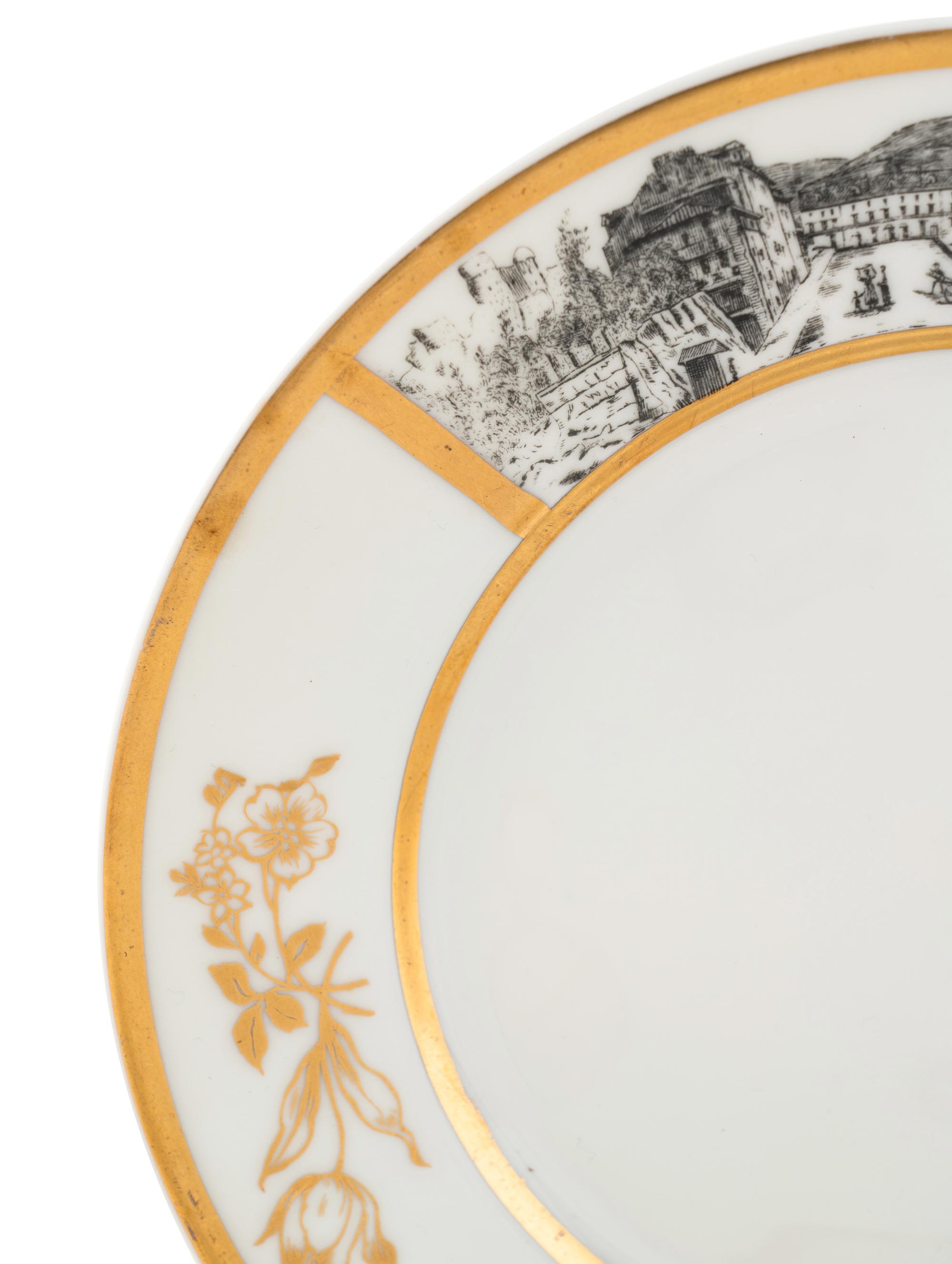 A Limoges Porcelain Dessert Service