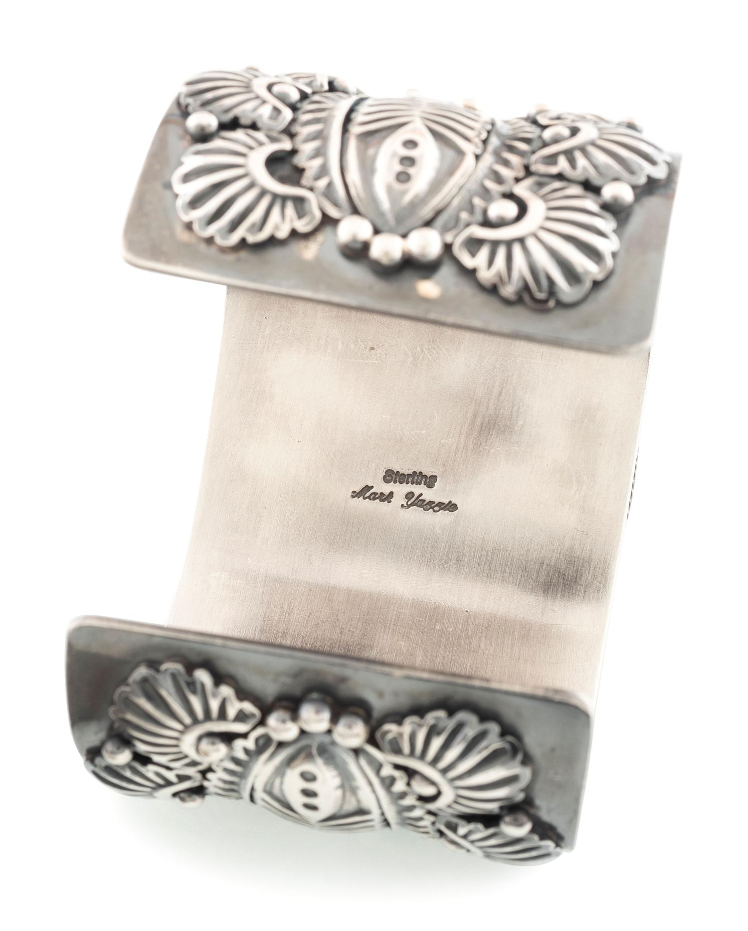 Sterling Silver and Royston Turquoise Cuff Bracelet