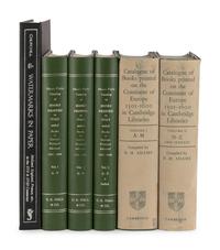 [BIBLIOGRAPHY] -- [BOOKS ABOUT BOOKS & PRINTING HISTORY]. A group of 14 works, including: