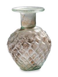 A Roman Glass Sprinkler Flask
