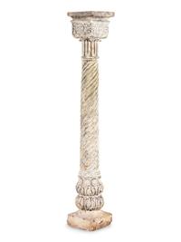 A Continental Cast Plaster Column