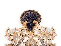 A Continental Majolica Wall Clock