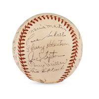 A 1952 Philadelphia Athletics Team Signed Autograph Baseball (JSA Letter of Authenticity)