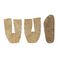 Prairie Beaded Hide Moccasin Vamps AND Wood Form