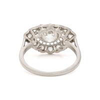 Diamond and Platinum Ring