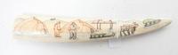 A Walrus Tusk Length 13 3/8 inches. — 20TH CENTURY