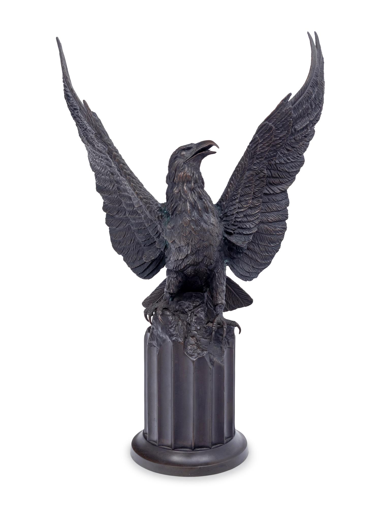 A Boehm Bronze Eagle