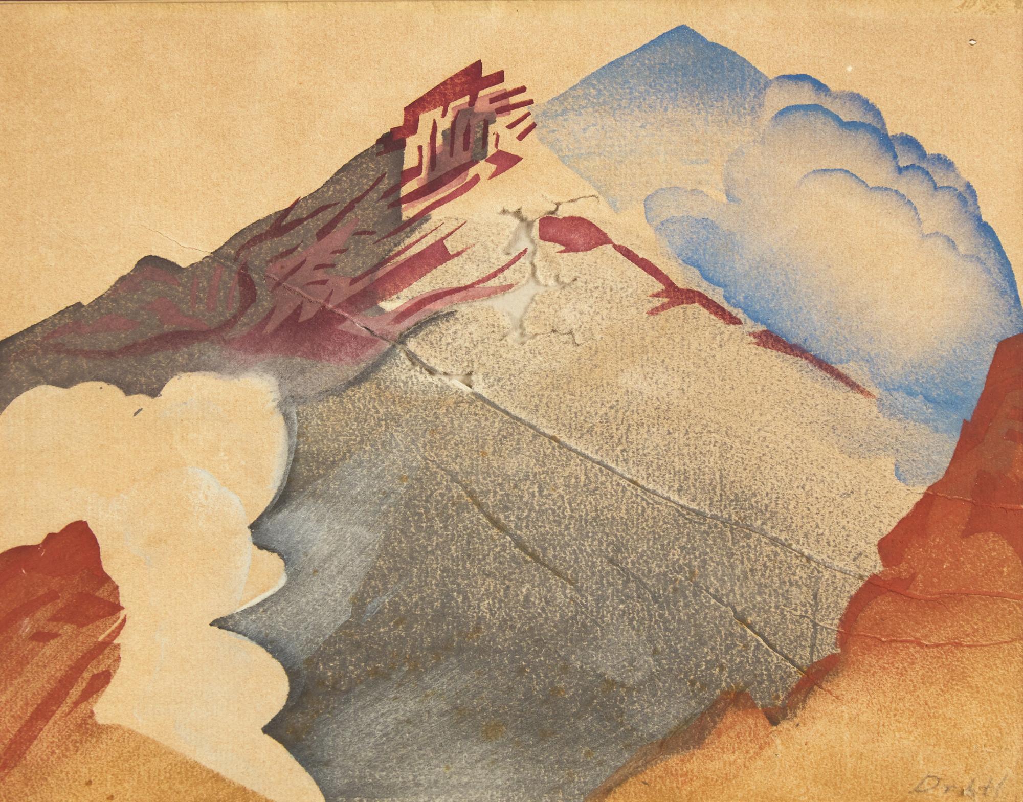 Two Works: Mountain Scene I; t ogether with Mountain Scene II (2)
