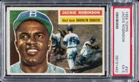 A 1956 Topps Jackie Robinson Baseball Card No. 30 (PSA 5 EX)