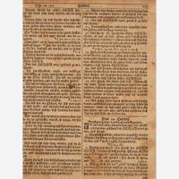 [Americana] (Zinman, Michael) The American Bible: Original Leaves from Rare and Historic Bibles...
