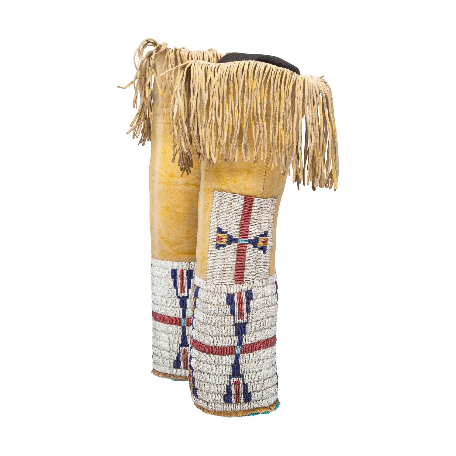 Cheyenne Beaded Hide Leggings