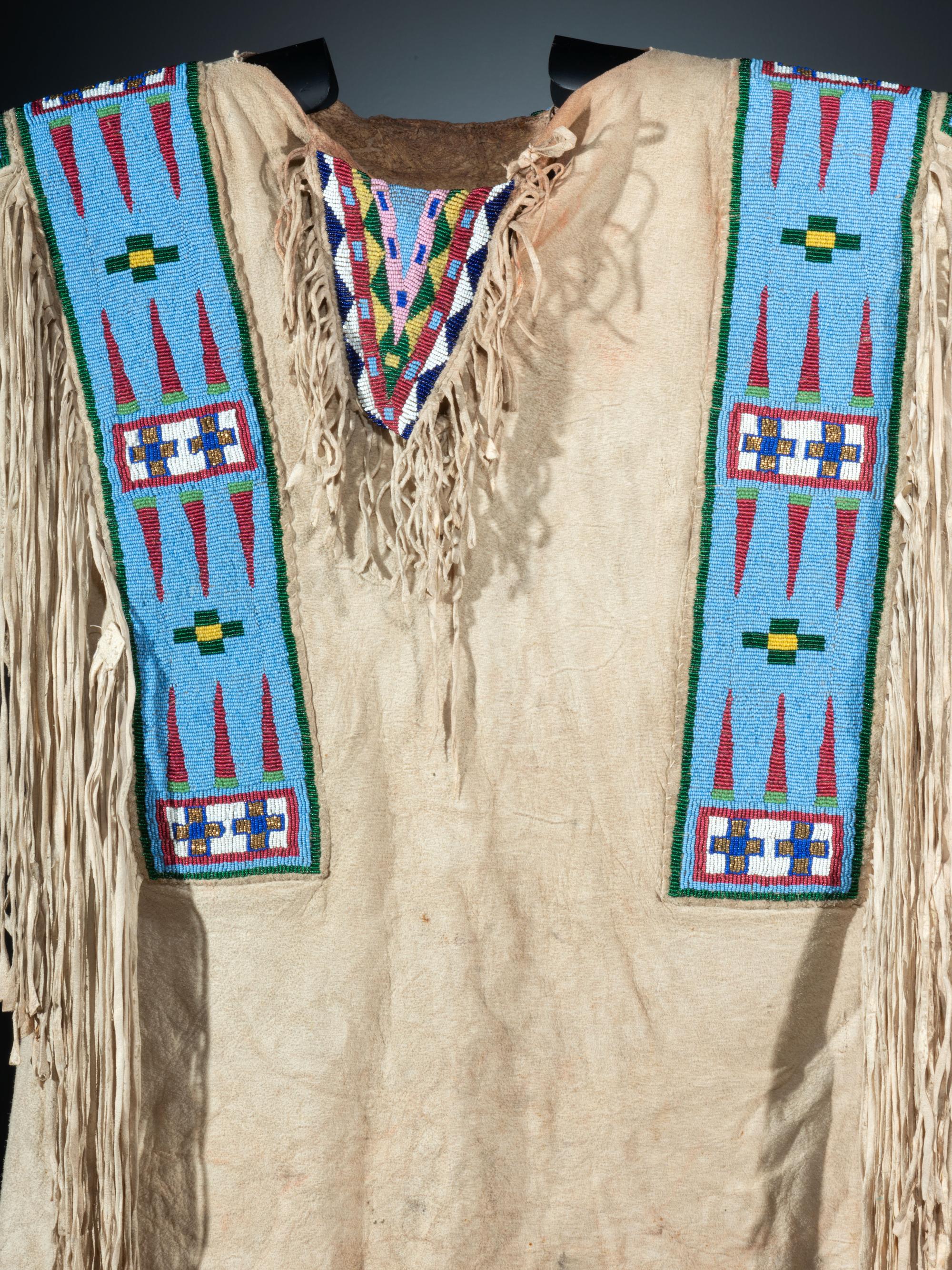 Assiniboine Beaded Hide Shirt
