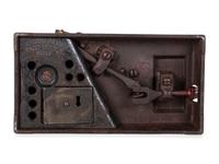 A Shephard Hardware Excelsior Series 'Mason' Cast Iron Mechanical Bank