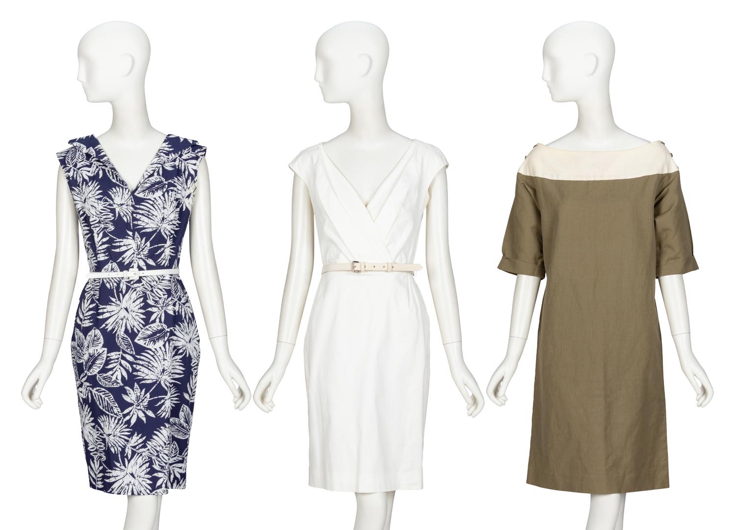 Christian Dior by John Galliano and Marc Bohan , Three Summer Dresses