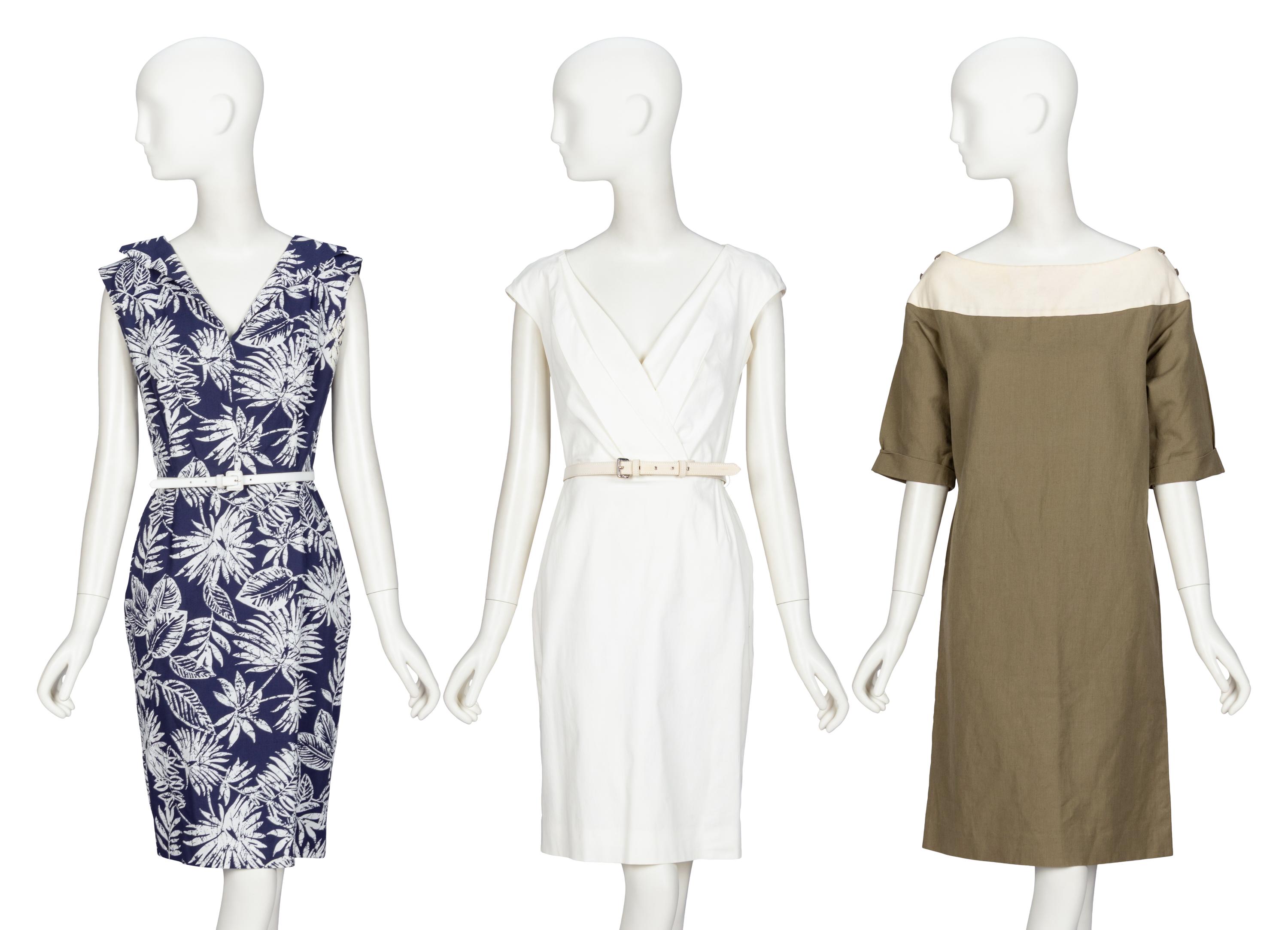Christian Dior by John Galliano and Marc Bohan , Three Summer Dresses