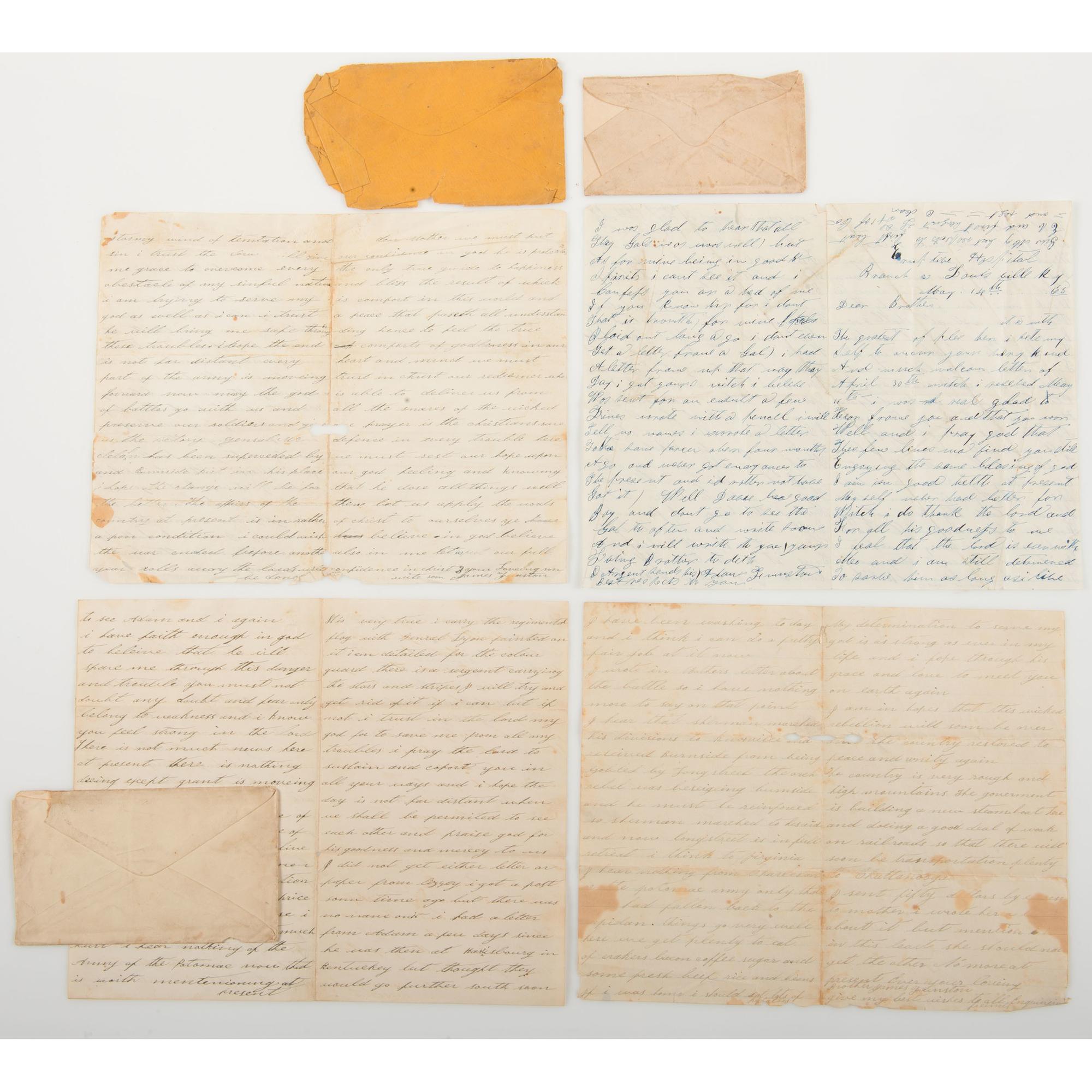 Civil War Archive of Midwestern Soldiers and Brothers James and Adam Funston