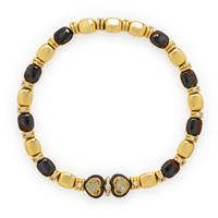 Faraone, Yellow Sapphire, Diamond, Yellow Gold, and Steel Necklace