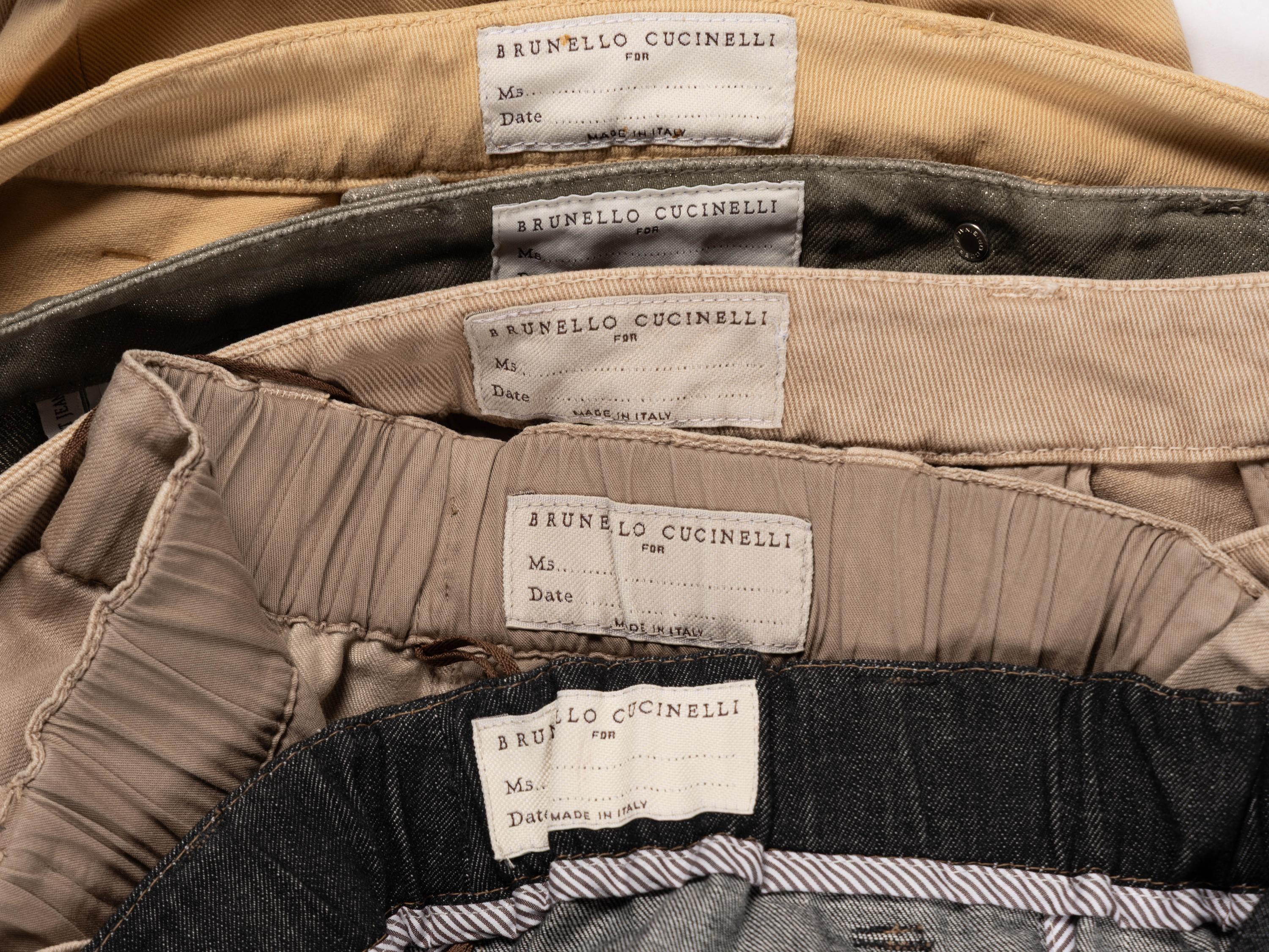 Brunello Cucinelli, Five Pairs of Denim Pants