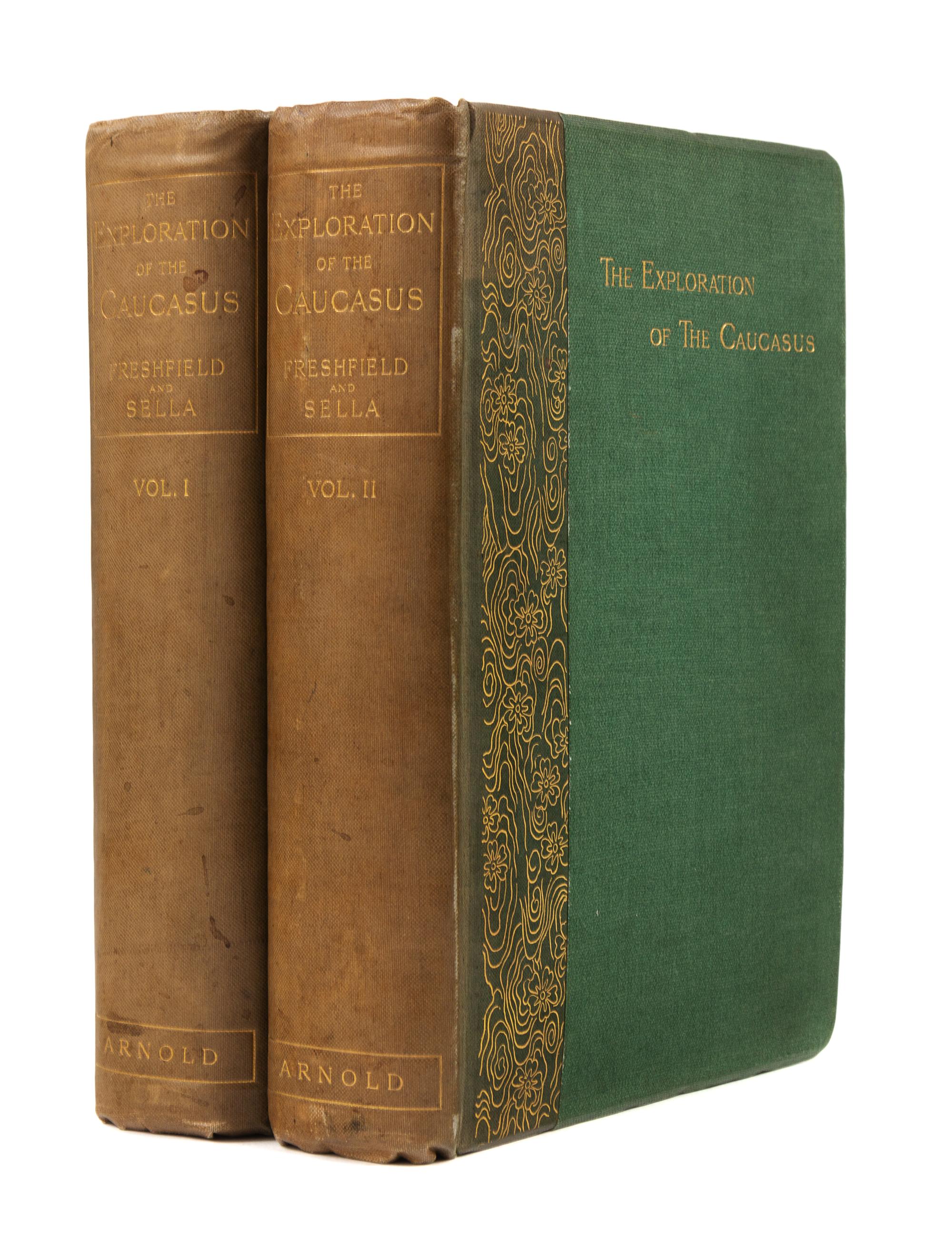 FRESHFIELD, Douglas W. (1845-1934). The Exploration of the Caucasus. London: Edward Arnold, 1896.