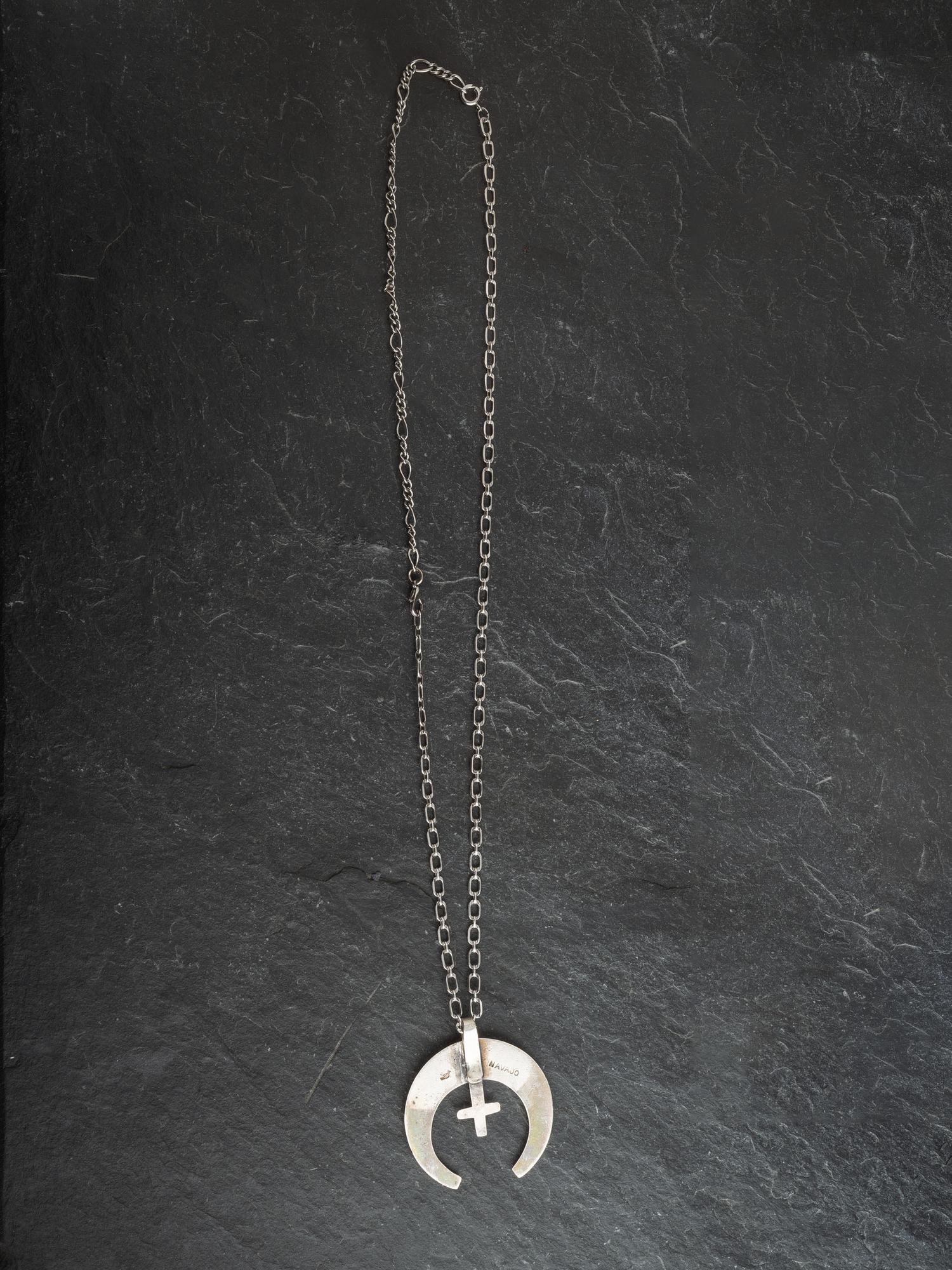 Navajo Sandcast Naja Necklace