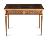 An Empire Gilt Metal Mounted Mahogany Lady's Writing Desk