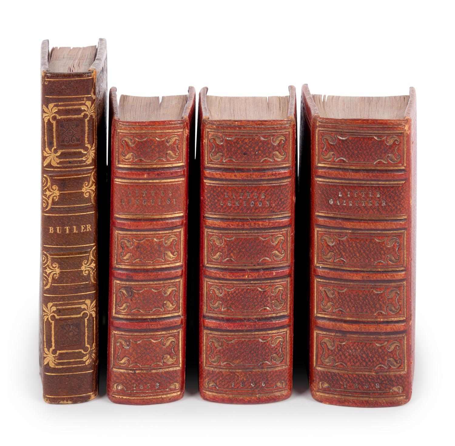 [MINIATURE BOOKS]. A group of 4 miniature books, comprising: