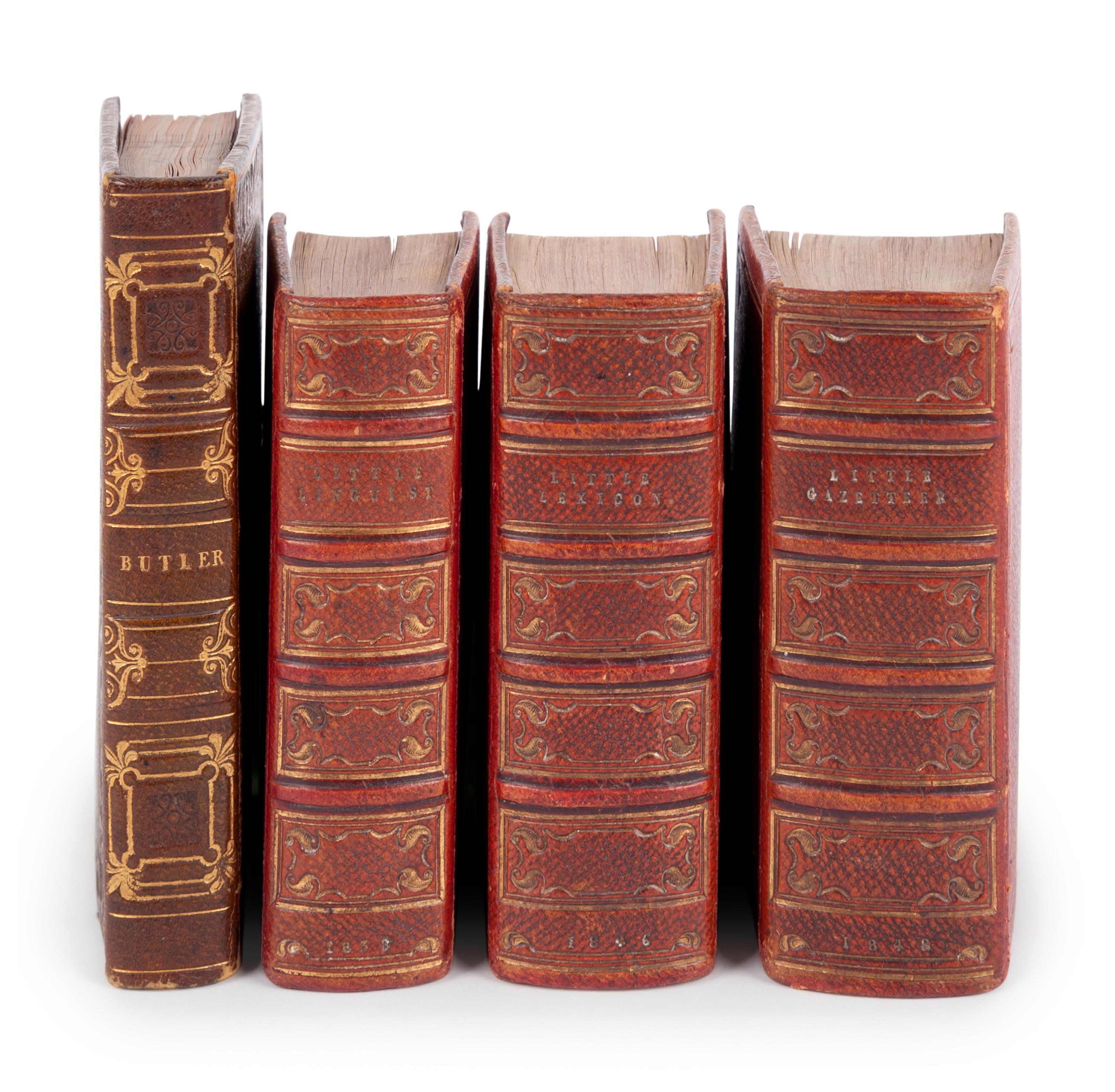 [MINIATURE BOOKS]. A group of 4 miniature books, comprising: