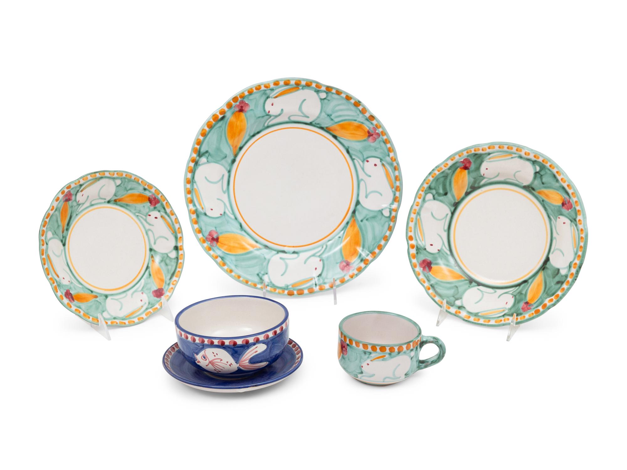 A Ceramiche Solimene Campagna Dinner Service
