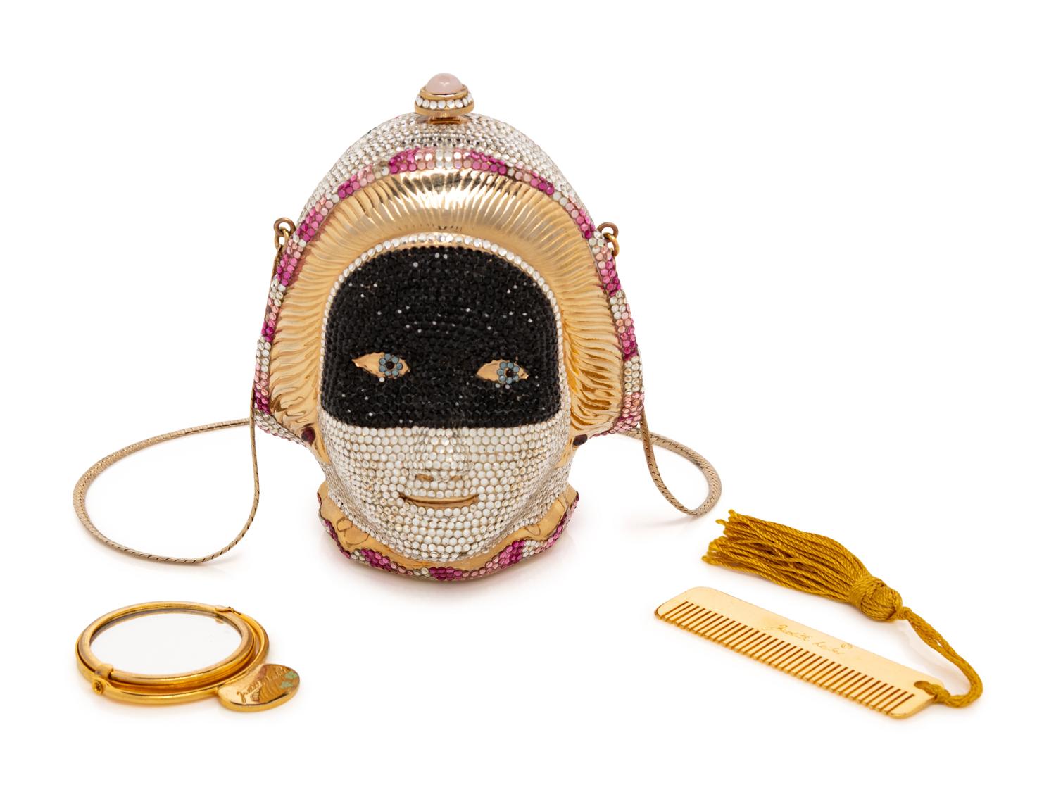 Judith Leiber, Venetian Masked Face Minaudière