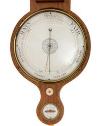 Four English Mahogany Barometers