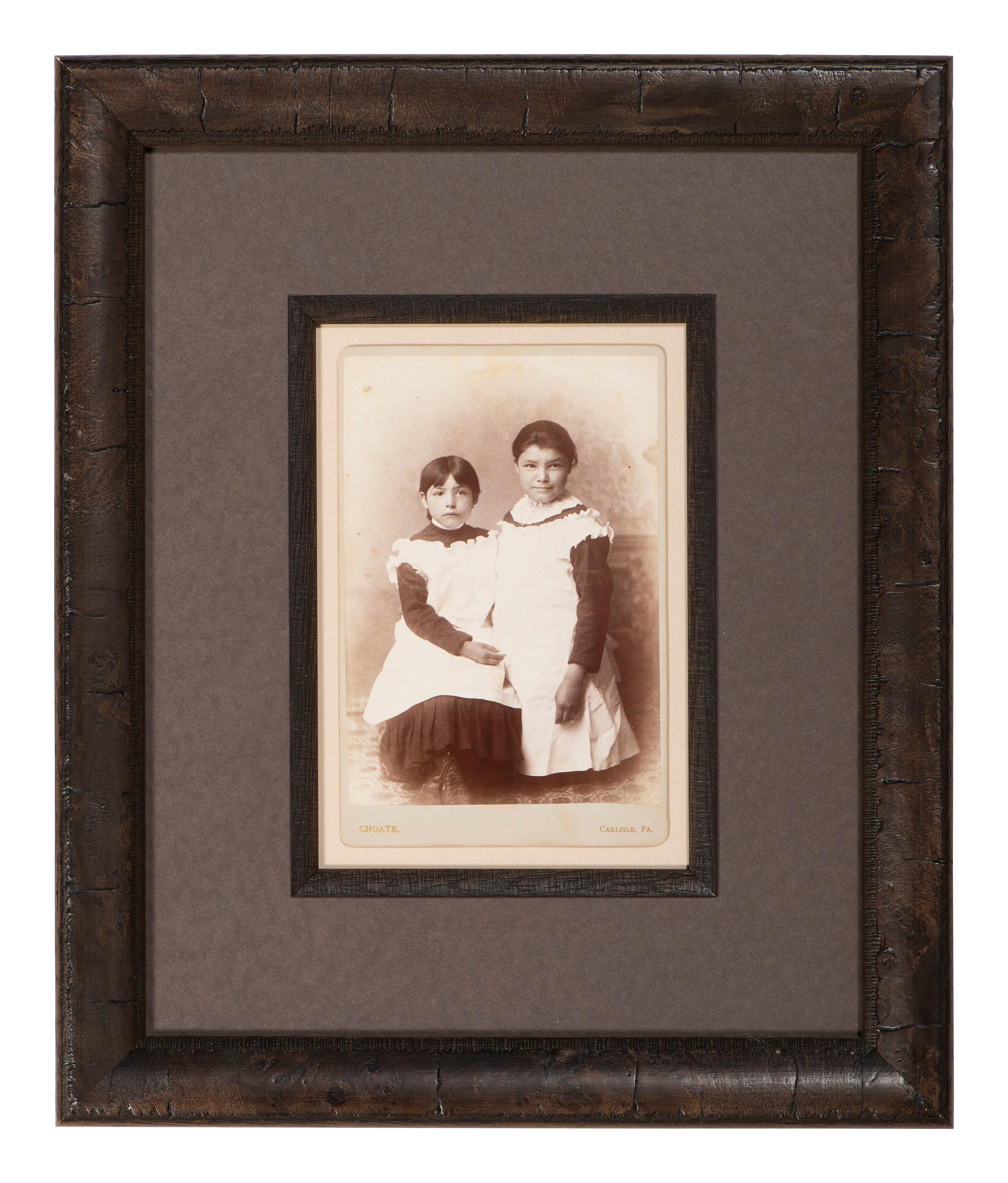 CHOATE, John N. (1848-1902), photographer. Images of students at Carlisle Indian School.