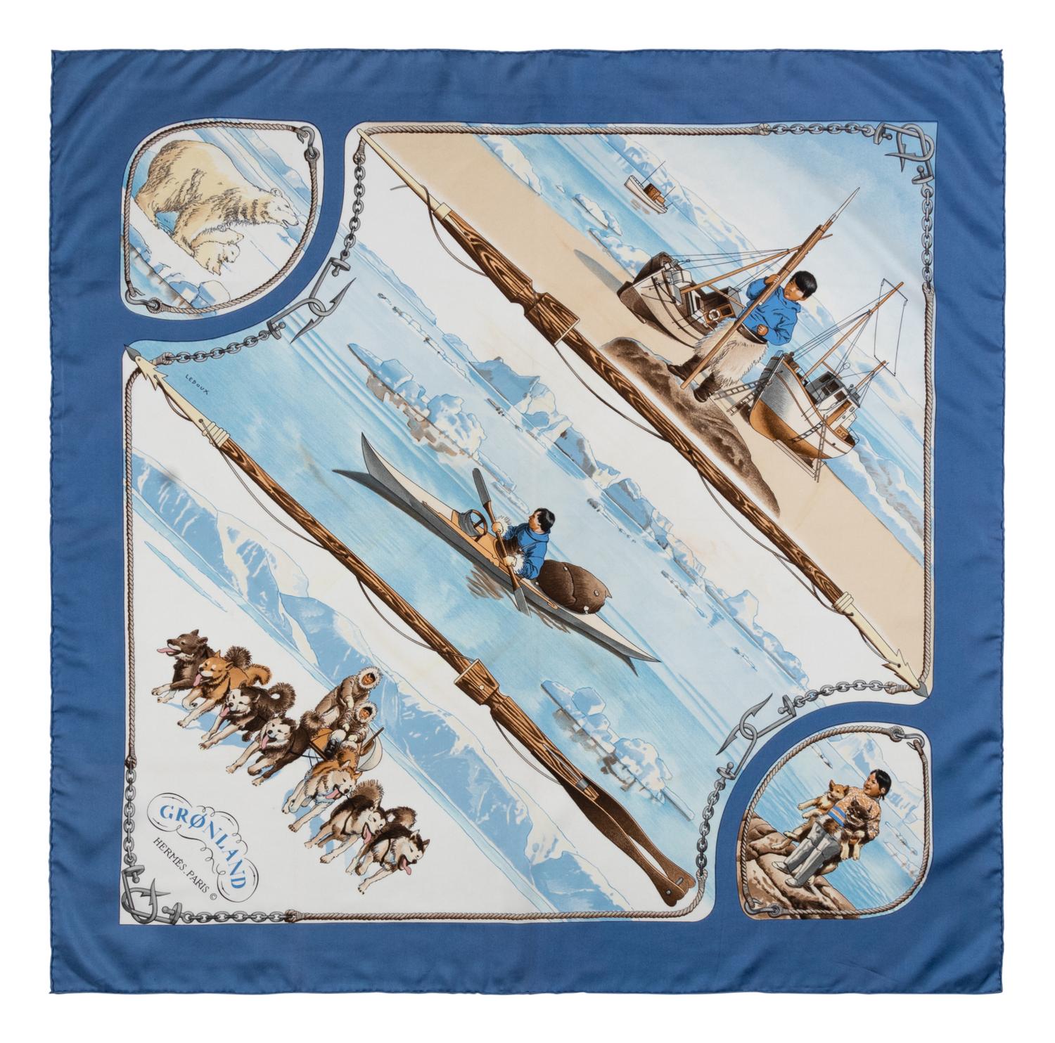 Three Hermès Scarves