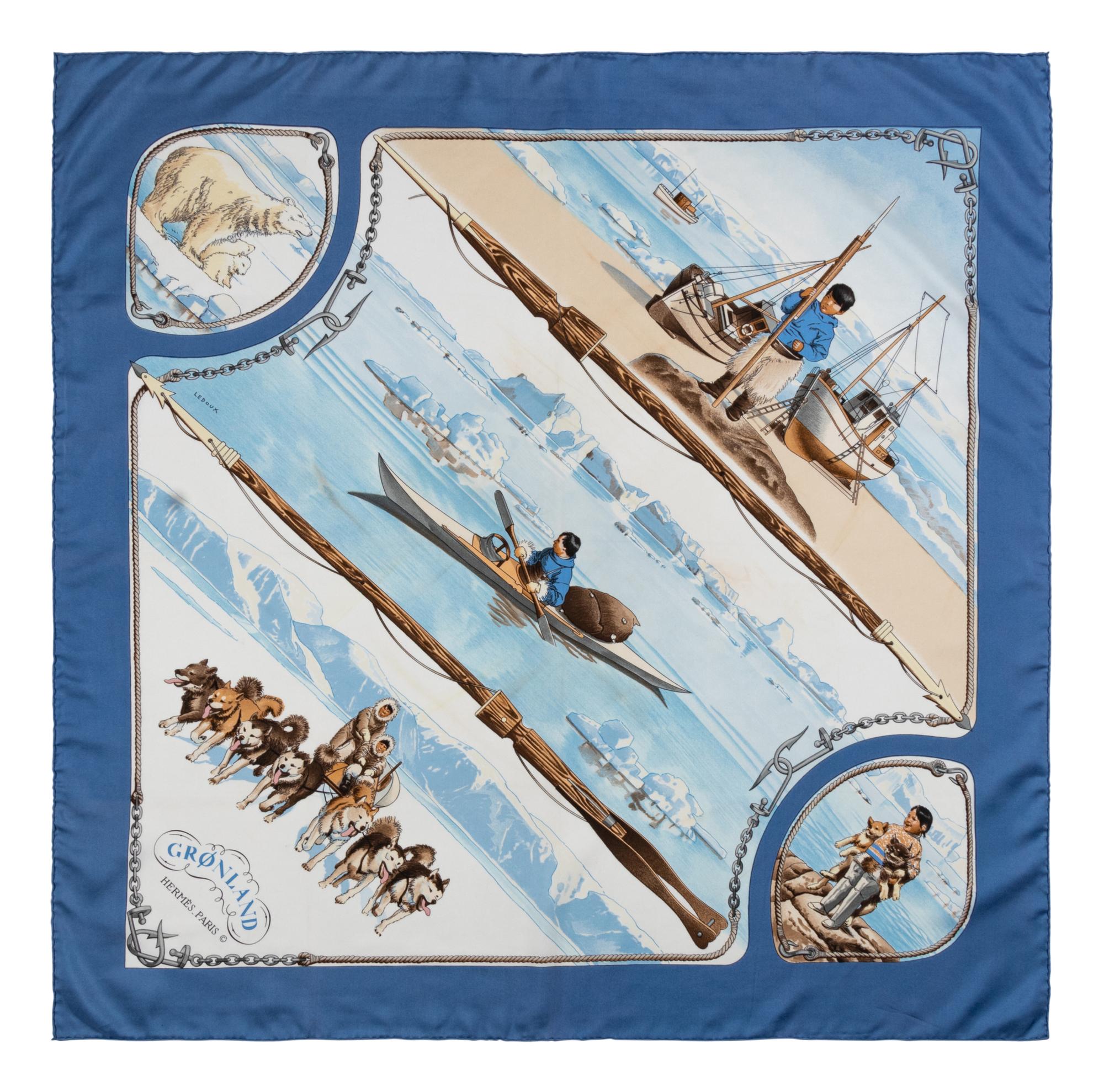 Three Hermès Scarves