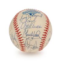 A 1997 Florida Marlins World Series Champions Team Signed Autograph Baseball - 33 Signatures (Beckett Authentication Services Letter)
